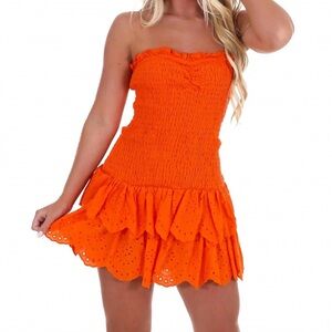 Team Sport Ruffle Mini Dress